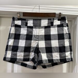 LOFT Black and White Women Shorts